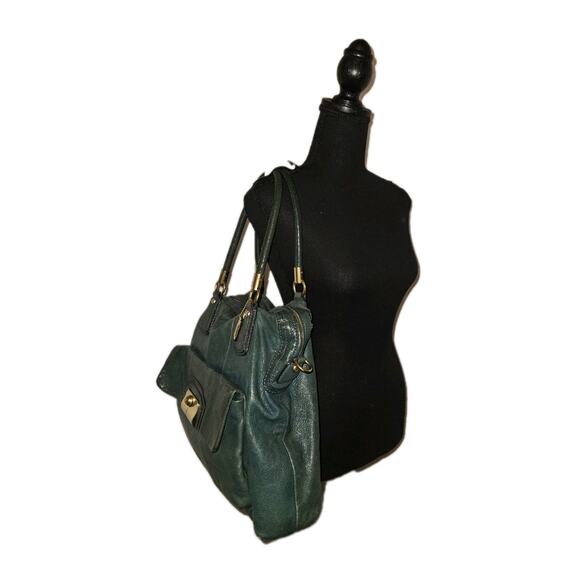 Coach Kristen Teal Leather Hobo Bag 14223 - Picture 2 of 15